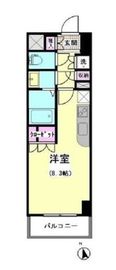 エスティメゾン大井仙台坂 304 間取り図