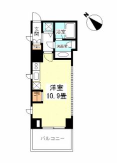 プロスペクト渋谷道玄坂 401 間取り図