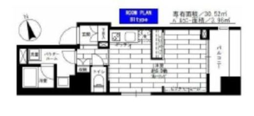 ステージグランデ蔵前 4階 間取り図