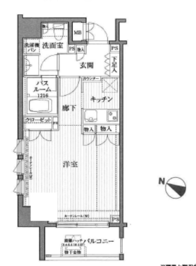 ピュアーレ広尾 601 間取り図