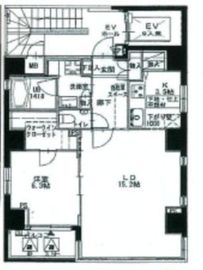 ウィステリア銀座 501 間取り図