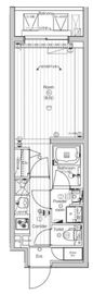 プレミアムキューブ東中野 303 間取り図