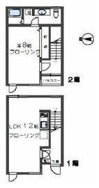 アビターレ神宮前 B2 間取り図