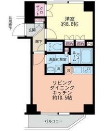 ミテッツァ千代田三崎町 7階 間取り図