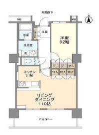 豊洲シエルタワー 13階 間取り図