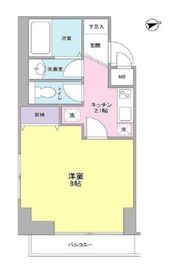 FORTUNA恵比寿 201 間取り図