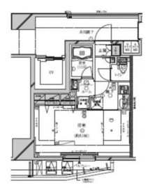 メインステージ新橋 13階 間取り図