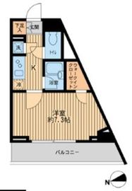 HF早稲田レジデンス 414 間取り図