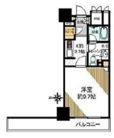 品川タワーフェイス 6階 間取り図