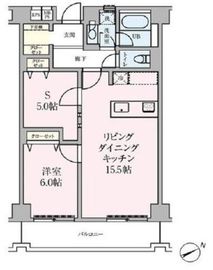 ボヌール東池袋 803 間取り図
