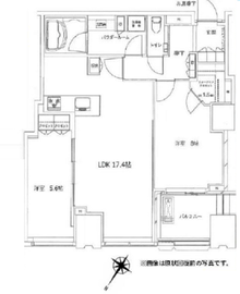 シティタワーズ豊洲ザ・ツイン ノースタワー 41階 間取り図