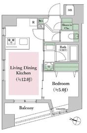 シティインデックス千代田岩本町 2階 間取り図