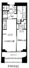 中目黒アトラスタワー 7階 間取り図