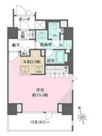 パークハウス文京関口 14階 間取り図