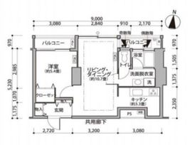 東雲キャナルコートCODAN 11-1119 間取り図