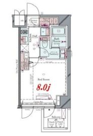 コンシェリア大森山王クロッシア 902 間取り図