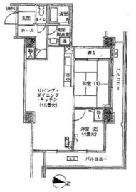 トリニティー芝浦 902 間取り図