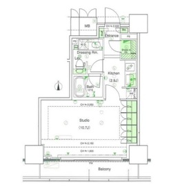 品川タワーフェイス 3階 間取り図