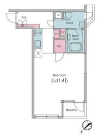 レジディア目黒2 303 間取り図