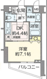 トゥールロワイヤルエルモア代々木上原 5階 間取り図