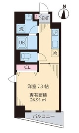 ソルジェンテ中野 308 間取り図