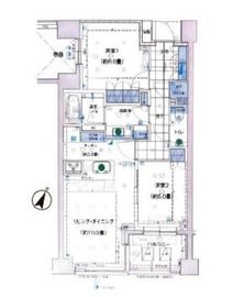 ザ・パークハウス上目黒ピアース 4階 間取り図