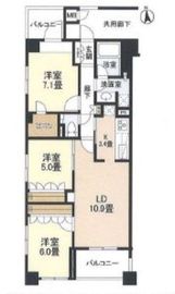 アデニウム学芸大学 3階 間取り図