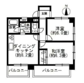 ソサエティ森下 802 間取り図