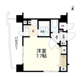 アクロス赤坂 7階 間取り図