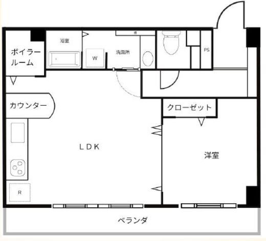 飯倉ヒルズ 11階 間取り図