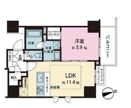 CONOE本郷三丁目 7階 間取り図