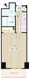 エスペラル池袋 702 間取り図