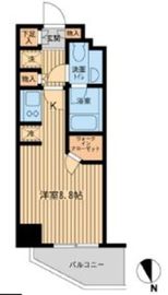 ファインアドレス新御徒町 1106 間取り図