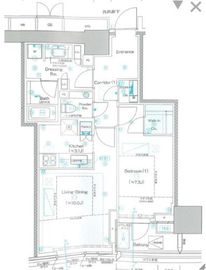 プラウド代官山フロント 5階 間取り図
