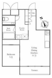 フォーリア西麻布CASA 004 間取り図