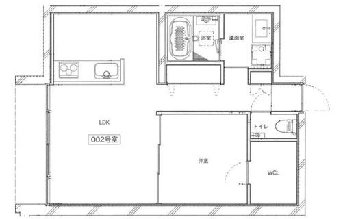 フォーリア西麻布CASA 002 間取り図