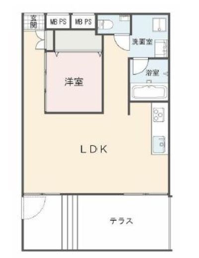 フォーリア西麻布CASA 103 間取り図