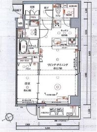 クレヴィスタ文京江戸川橋 406 間取り図
