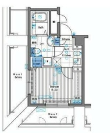 グランド・ガーラ三田 10階 間取り図