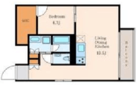 フォーリア西麻布CASA 303 間取り図