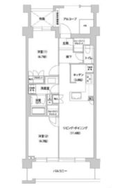 文京グリーンコートテラス 215 間取り図