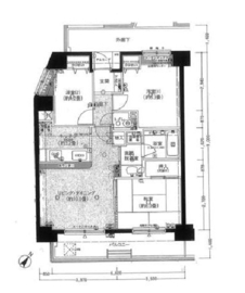 ヴィンテージ中目黒 4階 間取り図