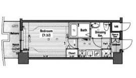 グランド・ガーラ西麻布 4階 間取り図