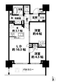 シティテラス目白 4階 間取り図