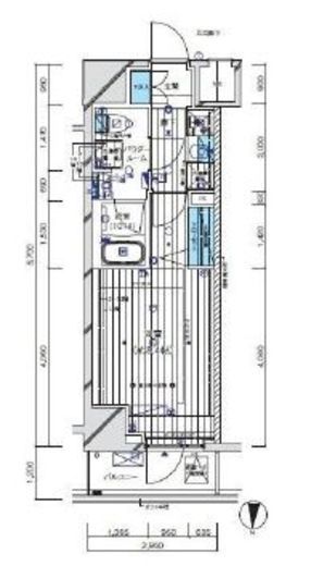 メインステージ門前仲町2 9階 間取り図