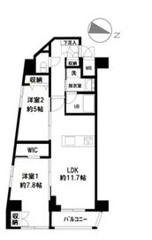 ZOOM北千住 7階 間取り図