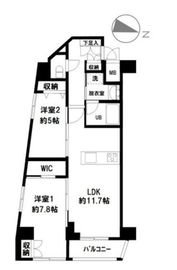 ZOOM北千住 5階 間取り図