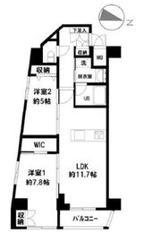 ZOOM北千住 6階 間取り図