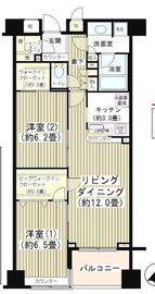 KDXレジデンス日本橋水天宮 305 間取り図