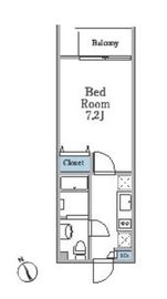 ラピス恵比寿2 202 間取り図